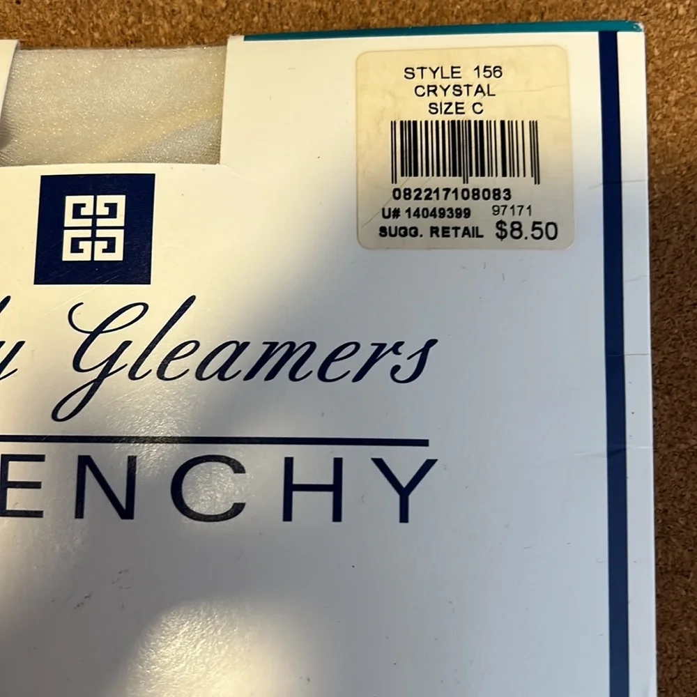 Givenchy Body Gleamers Superbe Shimmery Sheer Leg Control Top Pantyhose size C